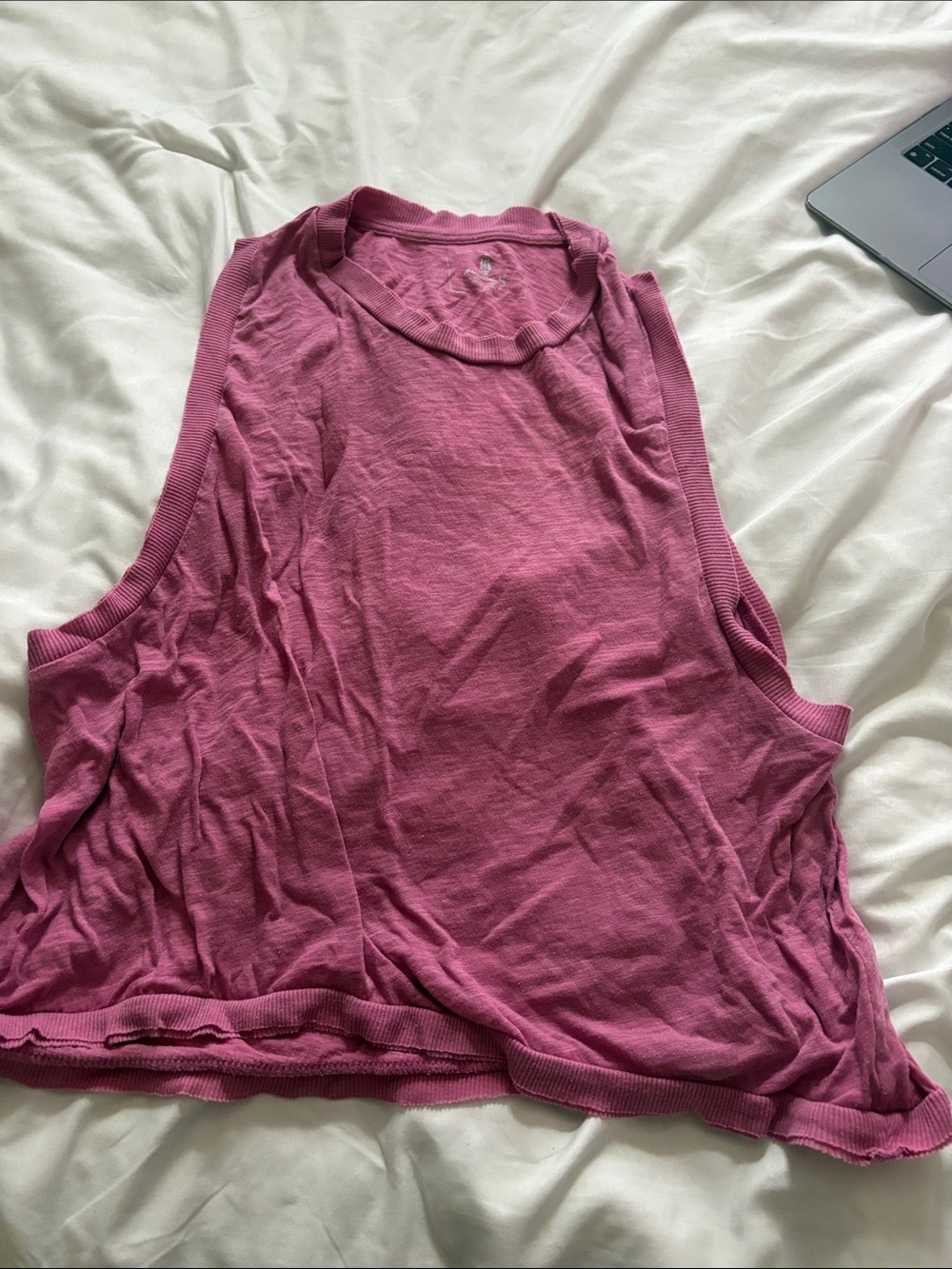 Pink Free People Movement Muscle Tank Top